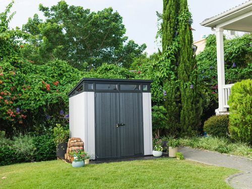 Keter Artisan 7x7 műanyag kerti ház, tároló - antracit
