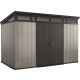 Keter Artisan 11x7 műanyag kerti ház, tároló - antracit