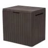 Keter City box műanyag tároló doboz, barna - 113L 