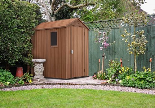 Keter Darwin 4x6 műanyag kerti ház, tároló - barna