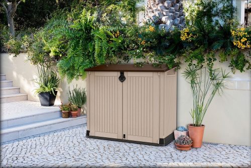 Keter Store it out midi műanyag kerti tároló szekrény 
