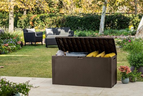 Keter Emily műanyag kerti láda 270 L - Barna
