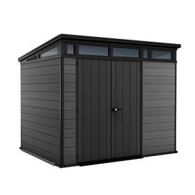   Keter Cortina 9x7 műanyag kerti ház, tároló - szürke/antracit 