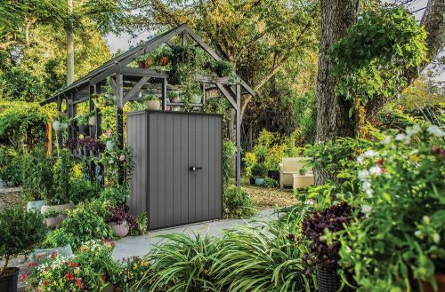 Keter Cortina alto grey műanyag tároló szekrény