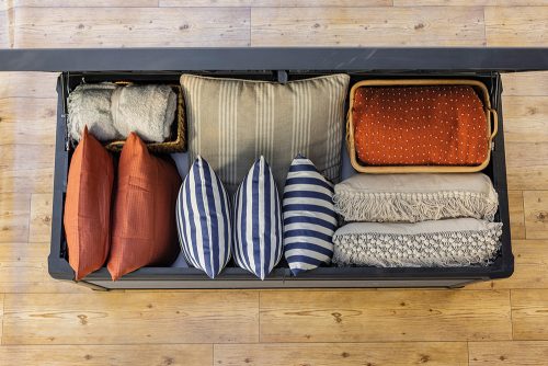 Keter Cortina műanyag kerti tároló doboz - 570L