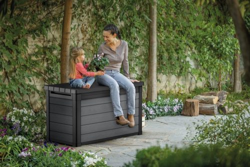 Keter Cortina műanyag kerti tároló doboz - 380L