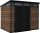 Keter Pent 9x7 műanyag kerti ház, tároló, vízszintes - barna