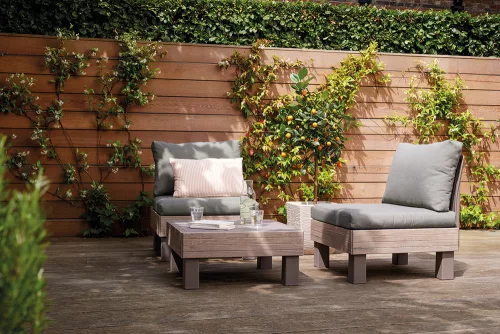 Keter ELEMENTS SIGNATURE kerti asztal – walnut, moduláris rendszerhez