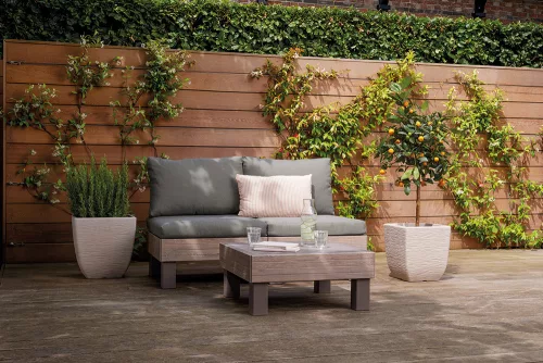 Keter ELEMENTS SIGNATURE kerti asztal – walnut, moduláris rendszerhez