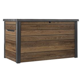 Keter Signature műanyag kerti tároló doboz 870 L - Dió