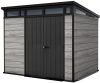 Keter PENT SIGNATURE 9×7 kerti fészer – DECOCOAT, 6,04 m², Storm Grey