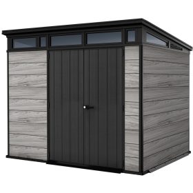   Keter PENT SIGNATURE 9×7 kerti fészer – DECOCOAT, 6,04 m², Storm Grey