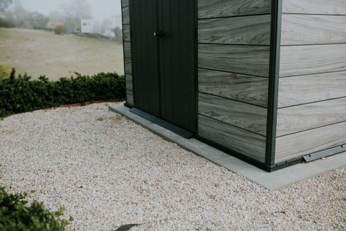 Keter PENT SIGNATURE 9×7 kerti fészer – DECOCOAT, 6,04 m², Storm Grey