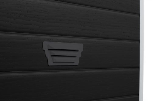 Keter ESSENTIAL 6×4 kerti tároló ház – műanyag kerti fészer, sötétszürke/fekete