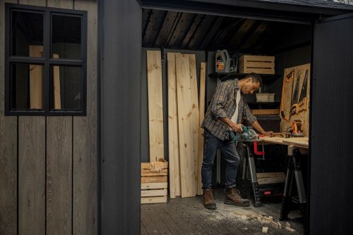 Keter APEX kerti ház 11x7,5 WALNUT (dió szín)