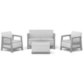   Keter SCANDI LINEA SET kerti bútor garnitúra – Ash Grey / Storm Grey