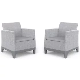   Keter SCANDI FORMA DUO kerti bútor szett – 2 fotel, Ash grey / Storm grey