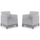 Keter SCANDI FORMA DUO kerti bútor szett – 2 fotel, Ash grey / Storm grey
