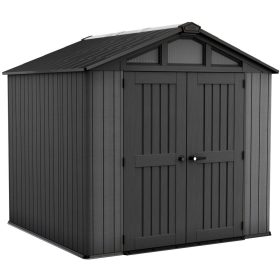   Keter STRONGHOLD 8×8 kerti fészer – EVOTECH, 5,8 m², erősített szerkezet