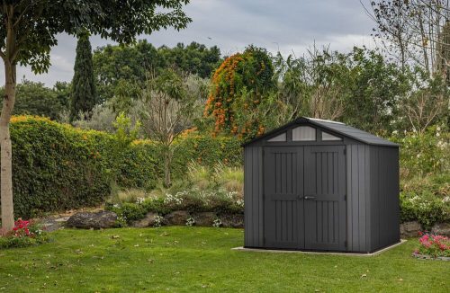 Keter STRONGHOLD 8×8 kerti fészer – EVOTECH, 5,8 m², erősített szerkezet