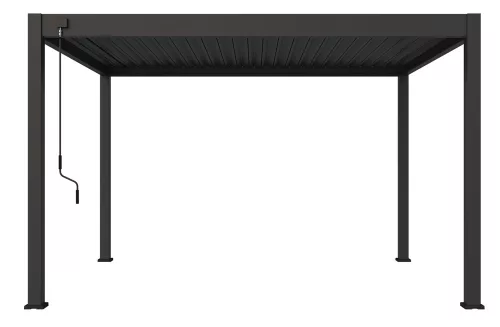 Rojaplast intro neo alumínium bioklimatikus pergola, szabadon álló, 3,6 X 3 méter, szürke antracit