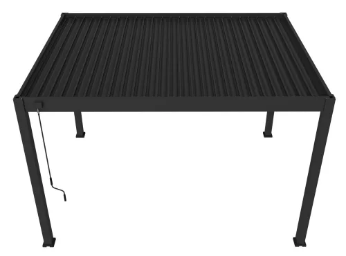 Rojaplast intro neo alumínium bioklimatikus pergola, szabadon álló, 3,6 X 3 méter, szürke antracit