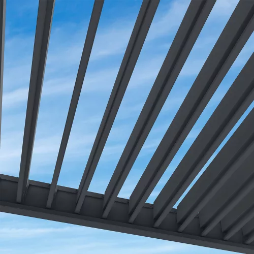Rojaplast intro neo alumínium bioklimatikus pergola, szabadon álló, 3,6 X 3 méter, szürke antracit