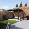 Rojaplast intro neo alumínium bioklimatikus pergola, szabadon álló, 3,6 X 3 méter, szürke antracit