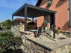 Rojaplast intro neo alumínium bioklimatikus pergola, szabadon álló, 3,6 X 3 méter, szürke antracit
