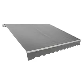   Rojaplast P4512 falra szerelhető napellenző - szürke - 3,95 x 2,5 m 