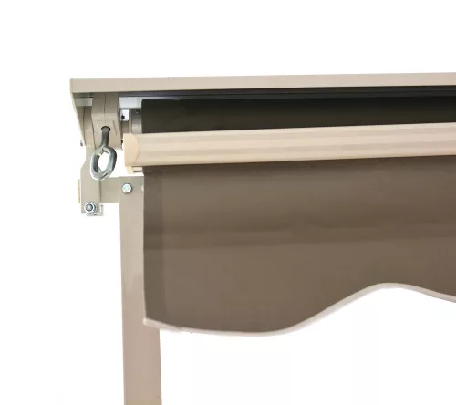 Rojaplast P4512 szabadon álló napellenző 3 x 3 m - szürke 