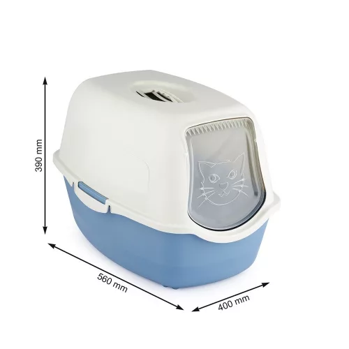 Rotho Eco bailey műanyag macska WC  - kék