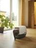 Rotho Eco bailey műanyag macska WC  - krém/fekete