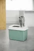 Rotho Eco berty műanyag macska WC - fekete/homok