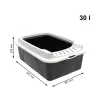 Rotho Eco bonnie macska WC, 30 L - fekete/fehér