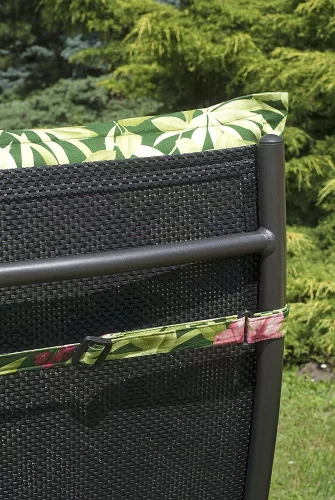 Sun garden London állítható alumínium kerti szék - antracit/fekete 