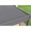 Rojaplast intro plus alumínium bioklimatikus pergola, falhoz rögzíthető 4 X 3 méteres - szürke antracit