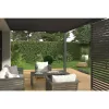 Rojaplast intro plus alumínium bioklimatikus pergola, falhoz rögzíthető 4 X 3 méteres - szürke antracit