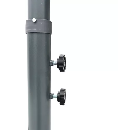 Rojaplast 8080 függő napernyő, hajtókarral - barna - ø 350 cm 