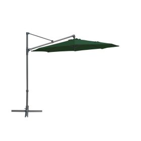   Rojaplast Side green függő, alumínium napernyő talppal, zöld