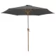 Rojaplast Wood dönthető napernyő talp nélkül - 3 M - szürke