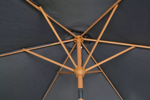 Rojaplast Wood dönthető napernyő talp nélkül - 3 M - szürke