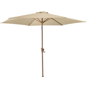   Rojaplast Wood dönthető napernyő talp nélkül - 3 M - bézs