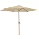 Rojaplast Wood dönthető napernyő talp nélkül - 3 M - bézs