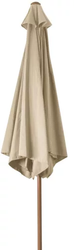 Rojaplast Wood dönthető napernyő talp nélkül - 3 M - bézs