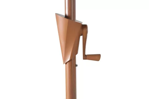 Rojaplast Wood dönthető napernyő talp nélkül - 3 M - bézs