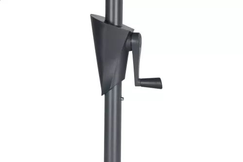 Rojaplast álló, dönthető napernyő talp nélkül, szürke - ø 300 cm