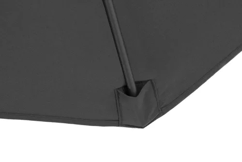 Rojaplast függő, alumínium napernyő talppal, szürke - ø 300 CM 