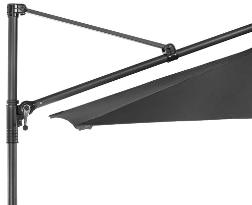 Rojaplast függő, alumínium napernyő, talppal, bézs - ø 300 CM