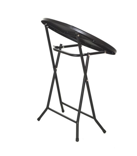 Rojaplast zwmt-60F fém kerti összecsukható körasztal - fekete